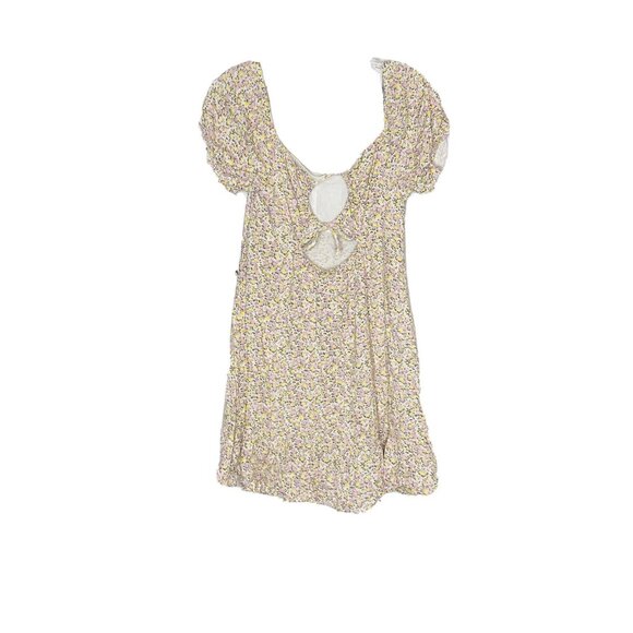 Wild Fable Multi Color Floral Ruffle Mini Dress S New - Picture 3 of 3